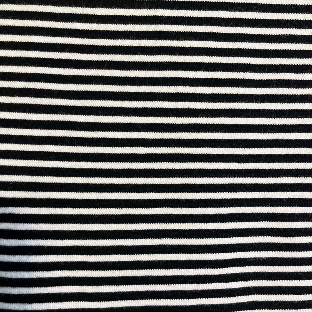 Philosophy Republic Clothing Womens Top Black & White Striped-Bell Sleeve-Small - Picture 7 of 10